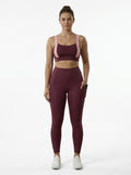 Blush/wine Activewear set