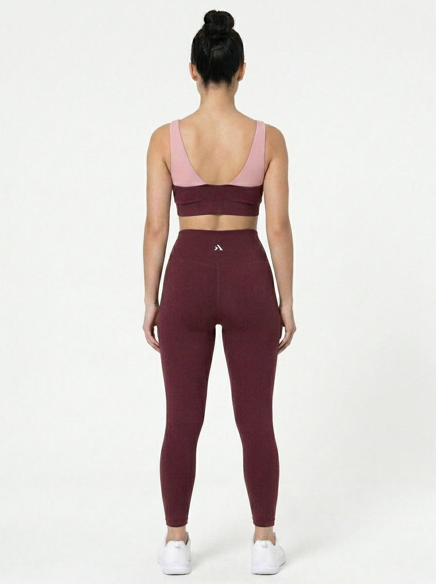 Blush/wine Activewear set