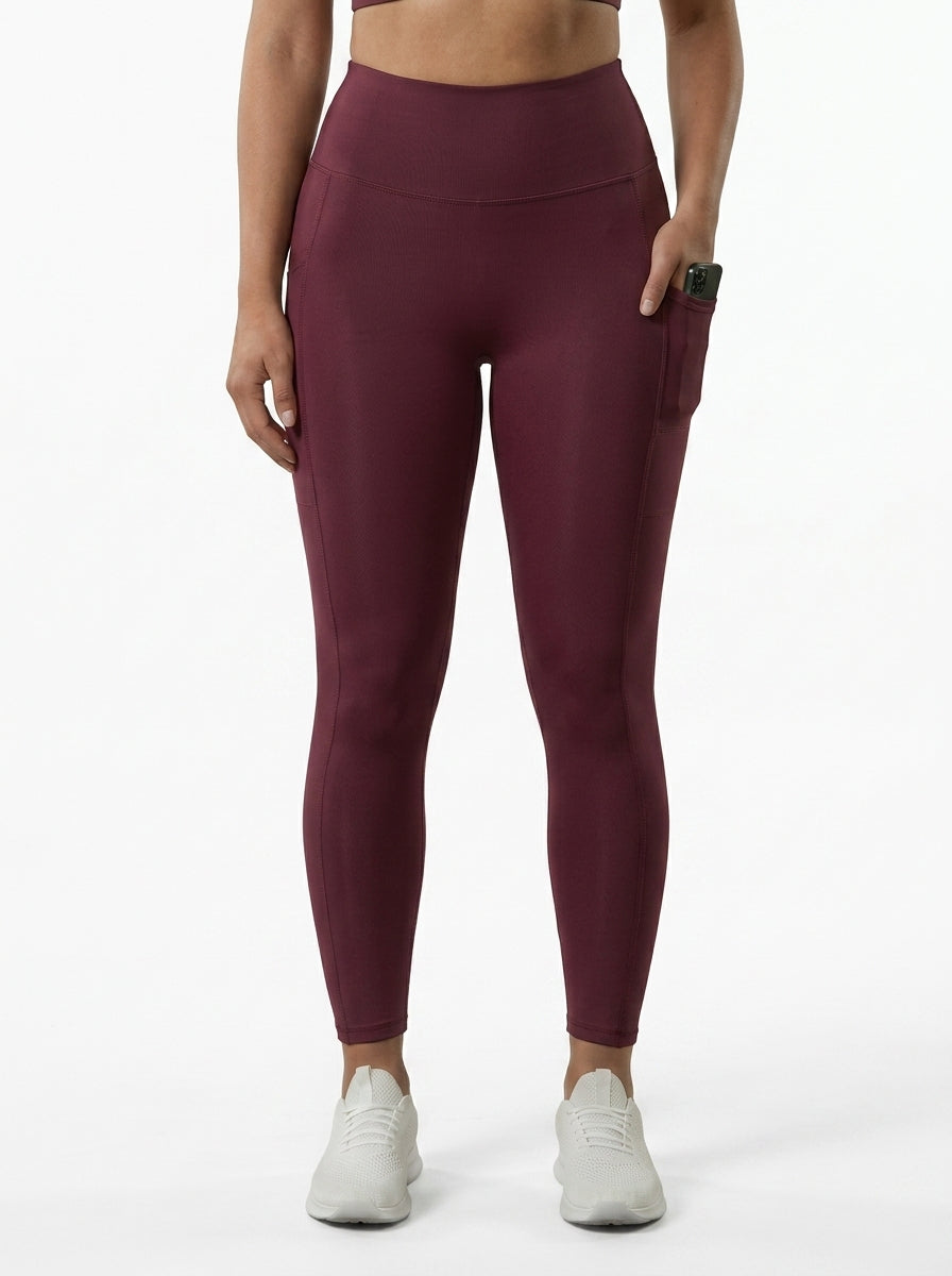 Burgundy Buttery Soft Leggings