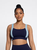 Sky/Navy FlowFit Sport Bra